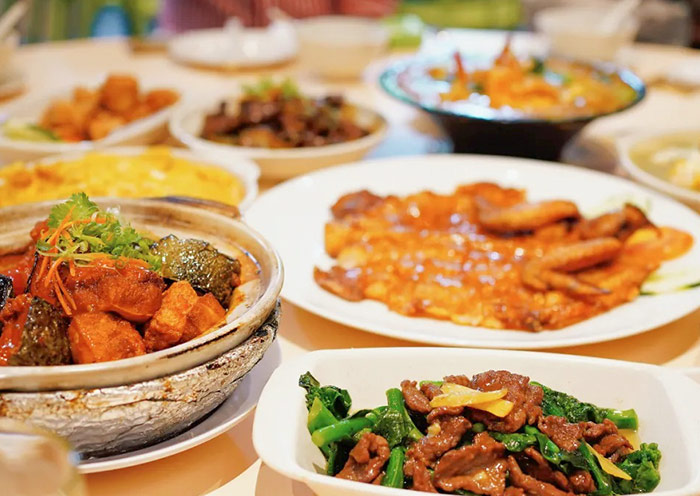 牛车水 - Hawker Chan餐厅的美食 牛车水 - Hawker Chan餐厅的美食