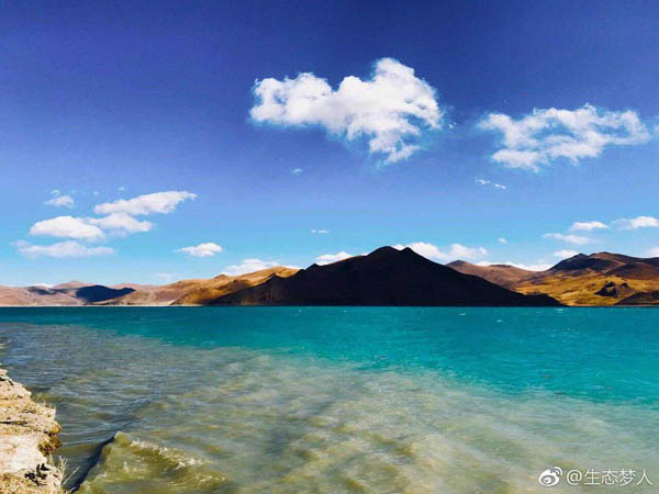 遇见大美羊湖 网络名人们直呼不虚此行