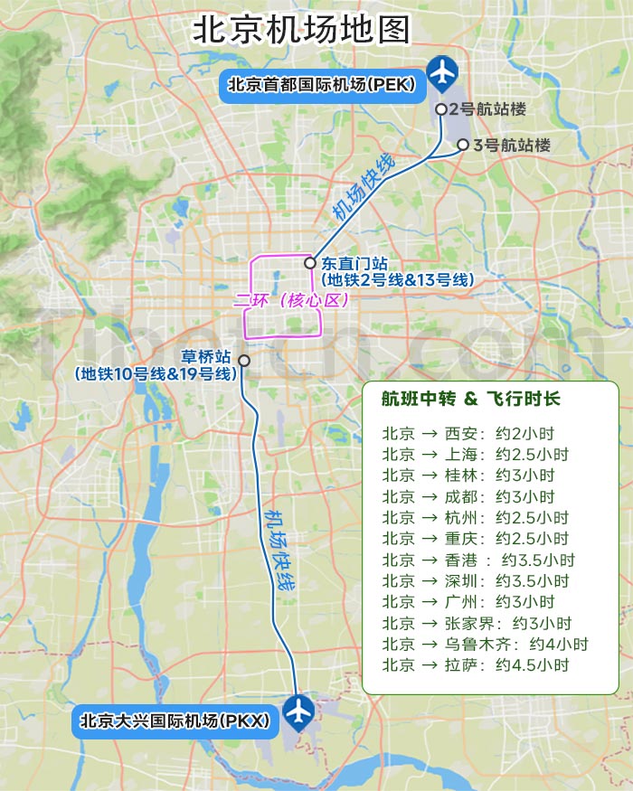北京機(jī)場(chǎng)地圖