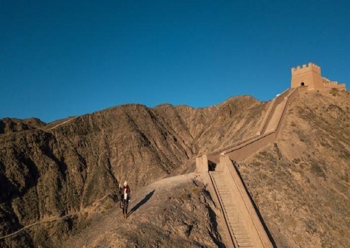 La Gran Muralla de Jiayuguan es el extremo occidental de la Gran Muralla de la Dinastía Ming