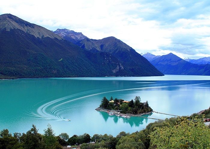Day6-Surrounded by snow-capped peaks and natural forest, Lake Basumtso is known for its primitive beauty and tranquility.  Day6-Surrounded by snow-capped peaks and natural forest, Lake Basumtso is known for its primitive beauty and tranquility.