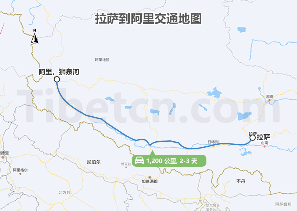 拉薩去阿里