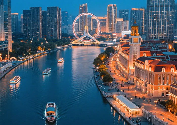 天津之眼绝美夜景 天津之眼绝美夜景