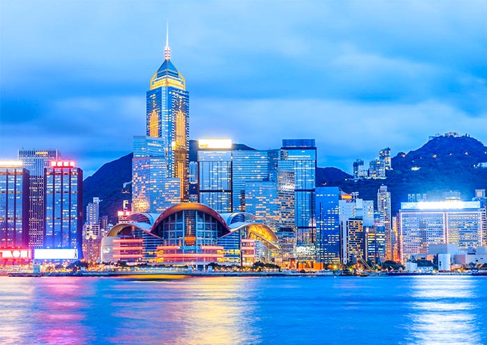 维多利亚港璀璨夜景 维多利亚港璀璨夜景