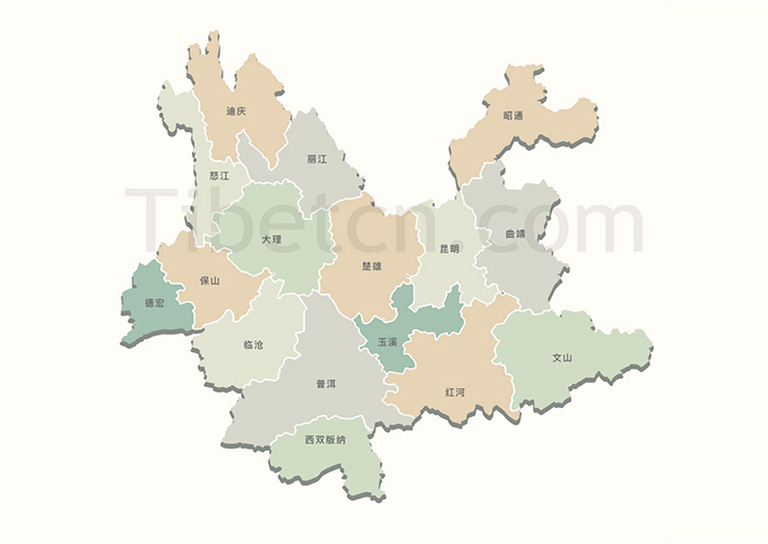 [云南地图]2025最全中国云南省地图以及云南旅游地图大盘货(高清版)