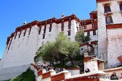 布达拉宫修缮下山通道