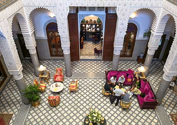 入住傳統庭院Riad