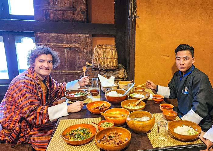 品嚐不丹特色美食
