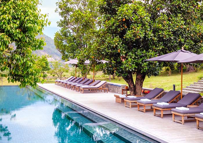 普那卡安縵喀拉的遊泳池