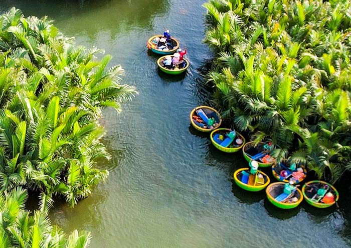 会安椰林篮船之旅