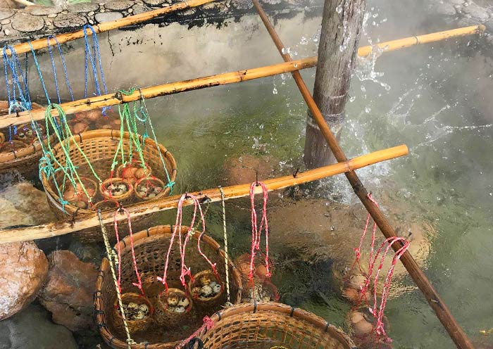 清莱温泉煮鸡蛋