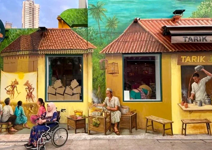甘榜格南的壁画