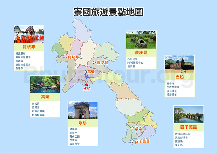 【2026寮國地圖】10張高清老撾地圖中文版(景點/交通/路線)