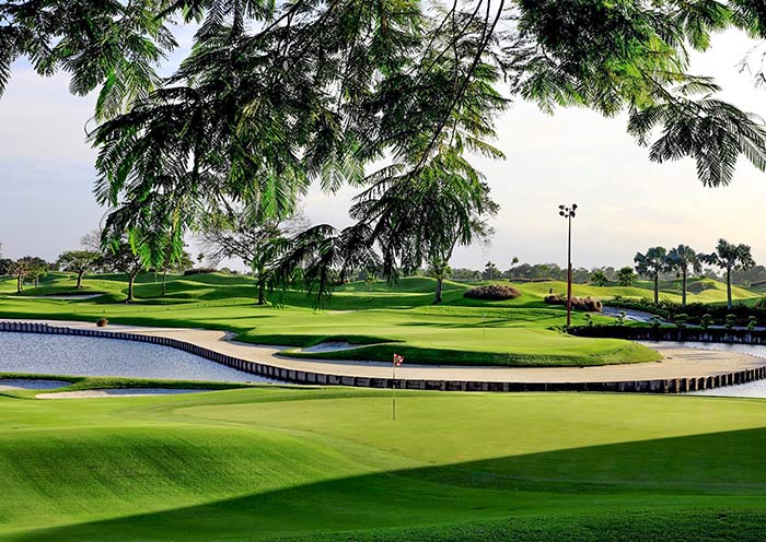 拉古娜国家高尔夫乡村俱乐部大师球场的风景