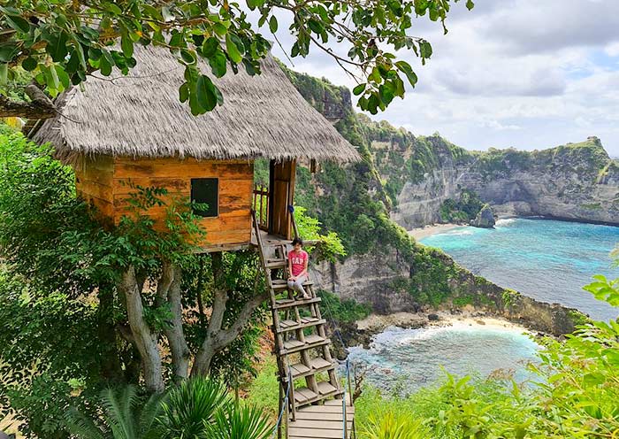 努沙佩尼達島的樹屋海景