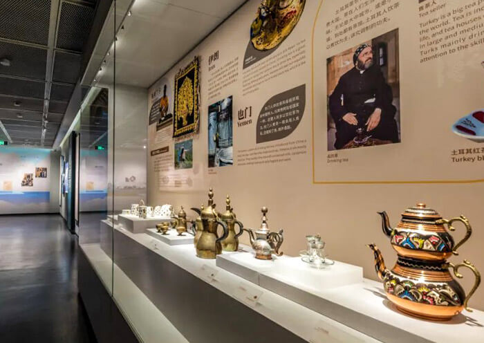 中国茶叶博物馆龙井馆精美茶具