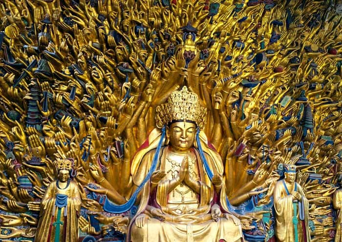 大足石刻千手观音像