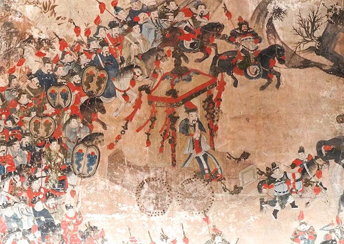 泰安岱庙精美壁画