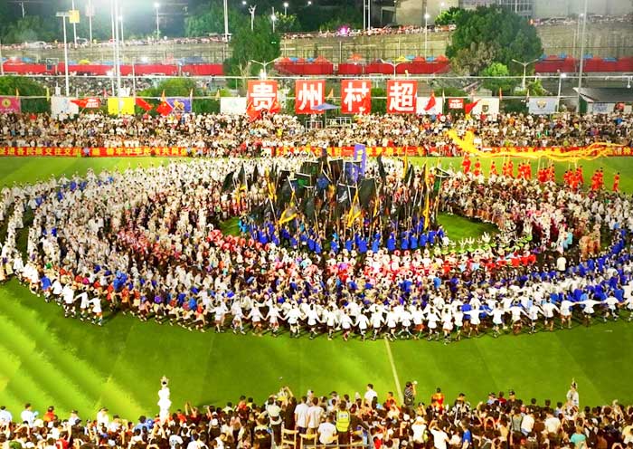 热闹非凡的贵州“村超”