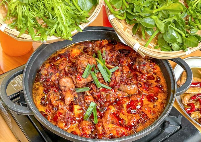 貴州美食-辣子雞