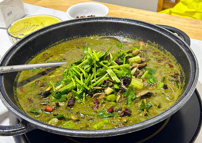 貴州美食-牛癟火鍋