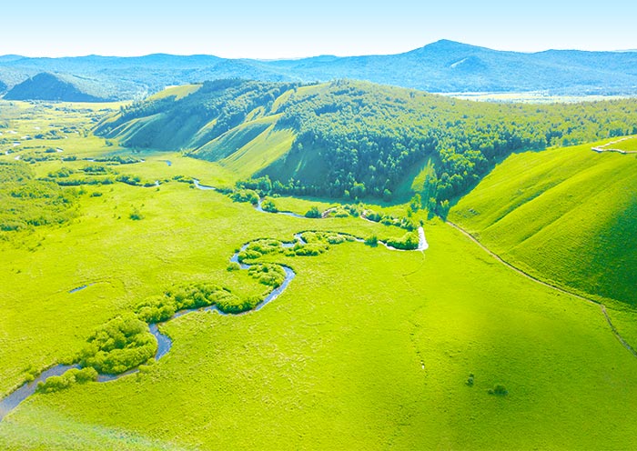 额尔古纳河“九曲十八弯”