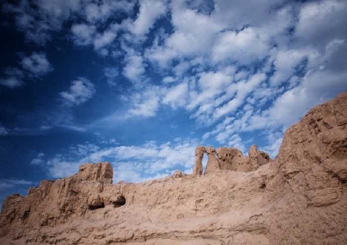 Las ruinas de Jiaohe eran una antigua ciudad en ruinas y una de las ciudades mejor conservadas de su tipo en China.
