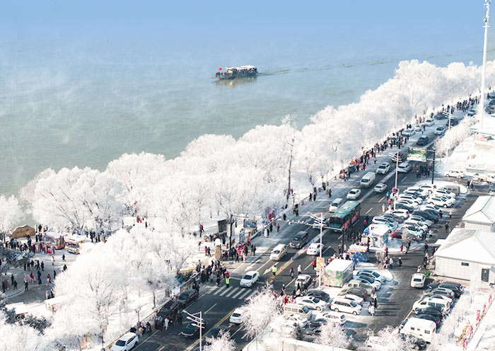 吉林松花江冬景