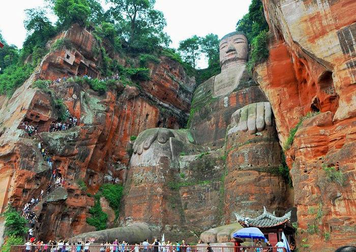 Day 3 This morning we will take you on the pleasant 2-hour drive from Chengdu to the LeShan Giant Buddha, the largest carved statue of the Buddha in the world. 
