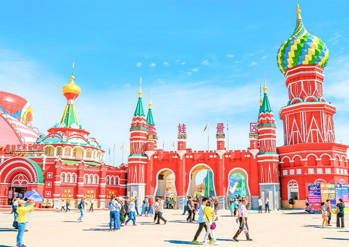 满洲里俄罗斯套娃广场