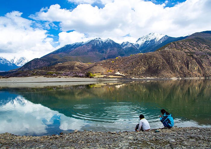Day 1 - Mountain Namjia Bawa is covered by snow all year round.
