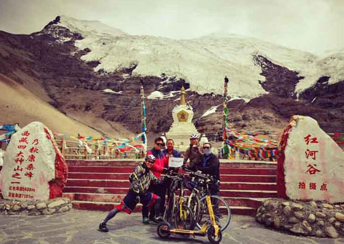 Day 7  Several small nomadic communities camp here for the summer herding months, and if you like we may have the opportunity to stop by a yak-hair tent for a cup of salt butter tea or some fresh yak milk. 

