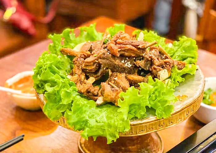手抓牦牛肉