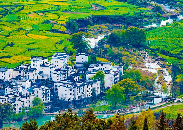 绝美的婺源篁岭村