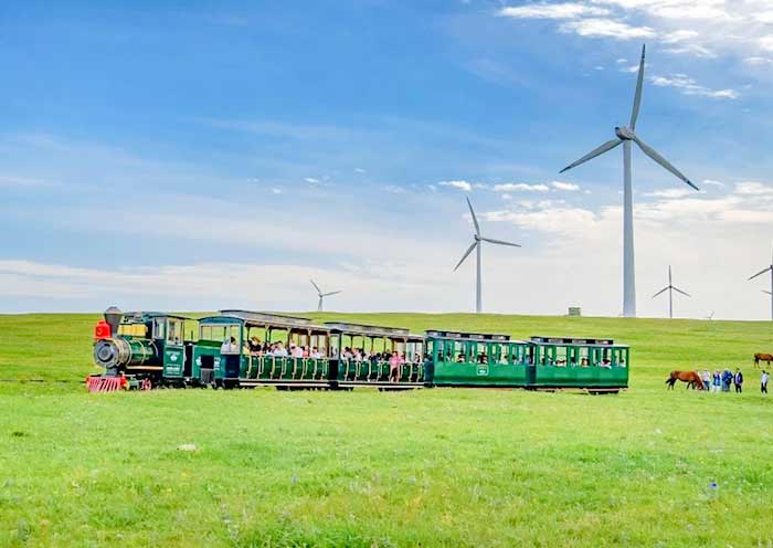 黄花沟观光小火车