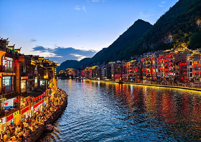 鎮遠古鎮夜景